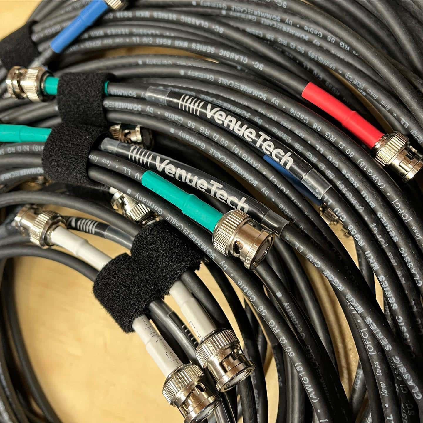 These freshly crimped @sommercable  aerial cables are pure joy, and the perfect new companion for our range of @sennheiser radio microphone systems.

#itsthelittlethings