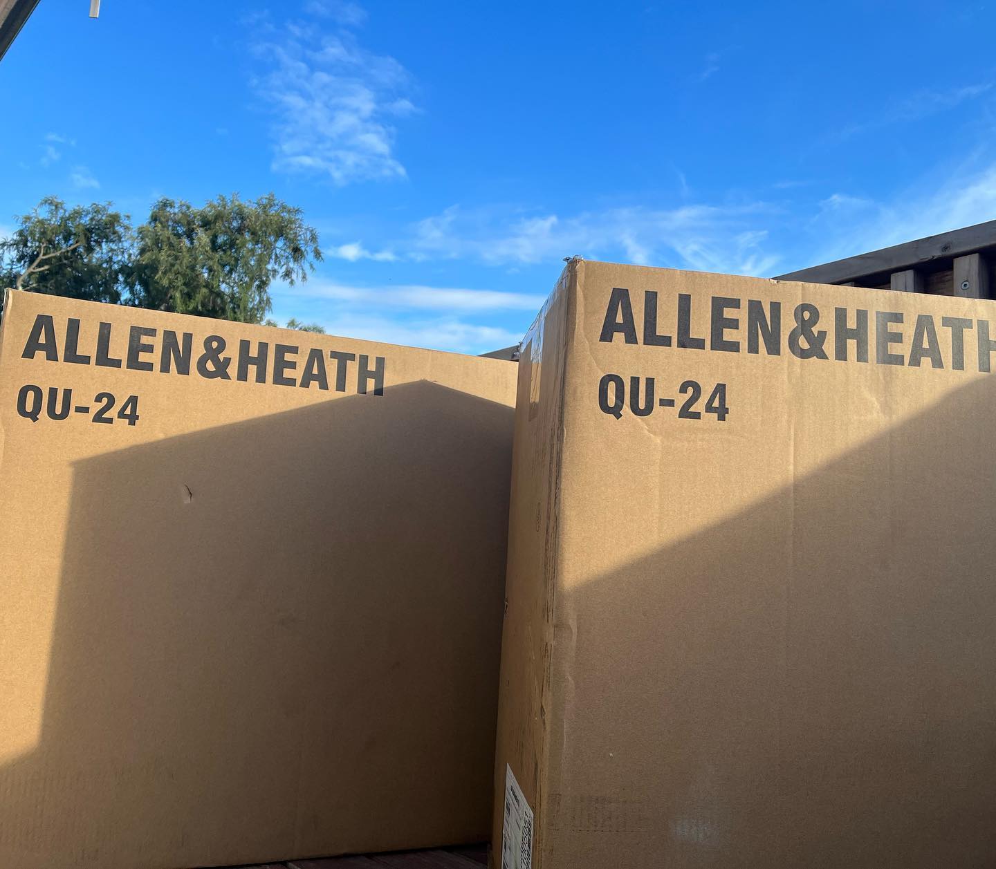 Twin @allenandheath QU-24 digital audio consoles have just landed for a special someone.

VenueTech are dealers/resellers for a wide range of technical production and stage equipment. If your creative space needs a boost of new kit, or a restock of bits and pieces, don’t hesitate to get in touch. 

With over decade of caring for the prestigious Theatre Royal and NCMA, our focus is to provide professional-grade products, practical advice and industry-leading technical support that will inspire confidence to perform at your best - all right here in Whakatū.