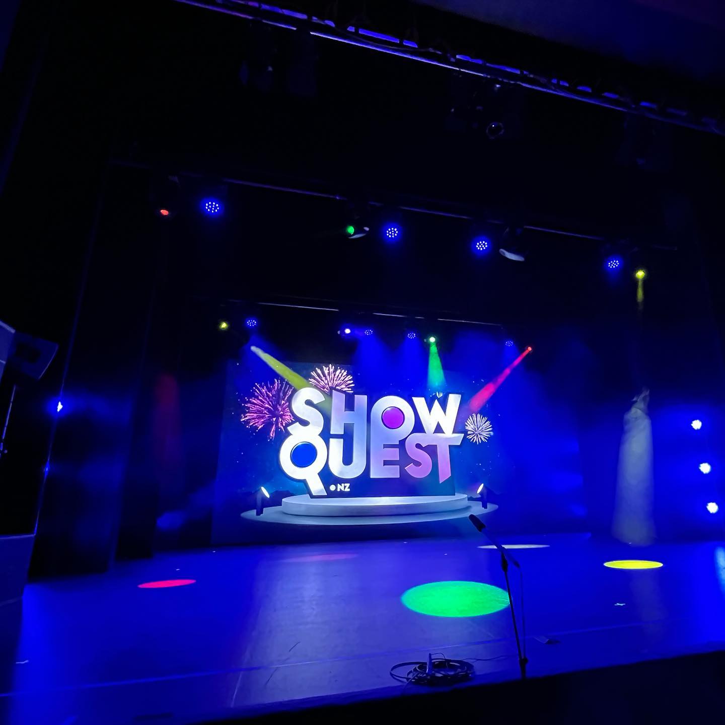 @showquest.nz in @theatreroyalnelson for the filming of an audience-less Whakatū Nelson regionals.
Today’s event will be webcast on the ShowQuest website next Thursday.
Thanks to the team at @theproduction.co.nz for being so great to work with.